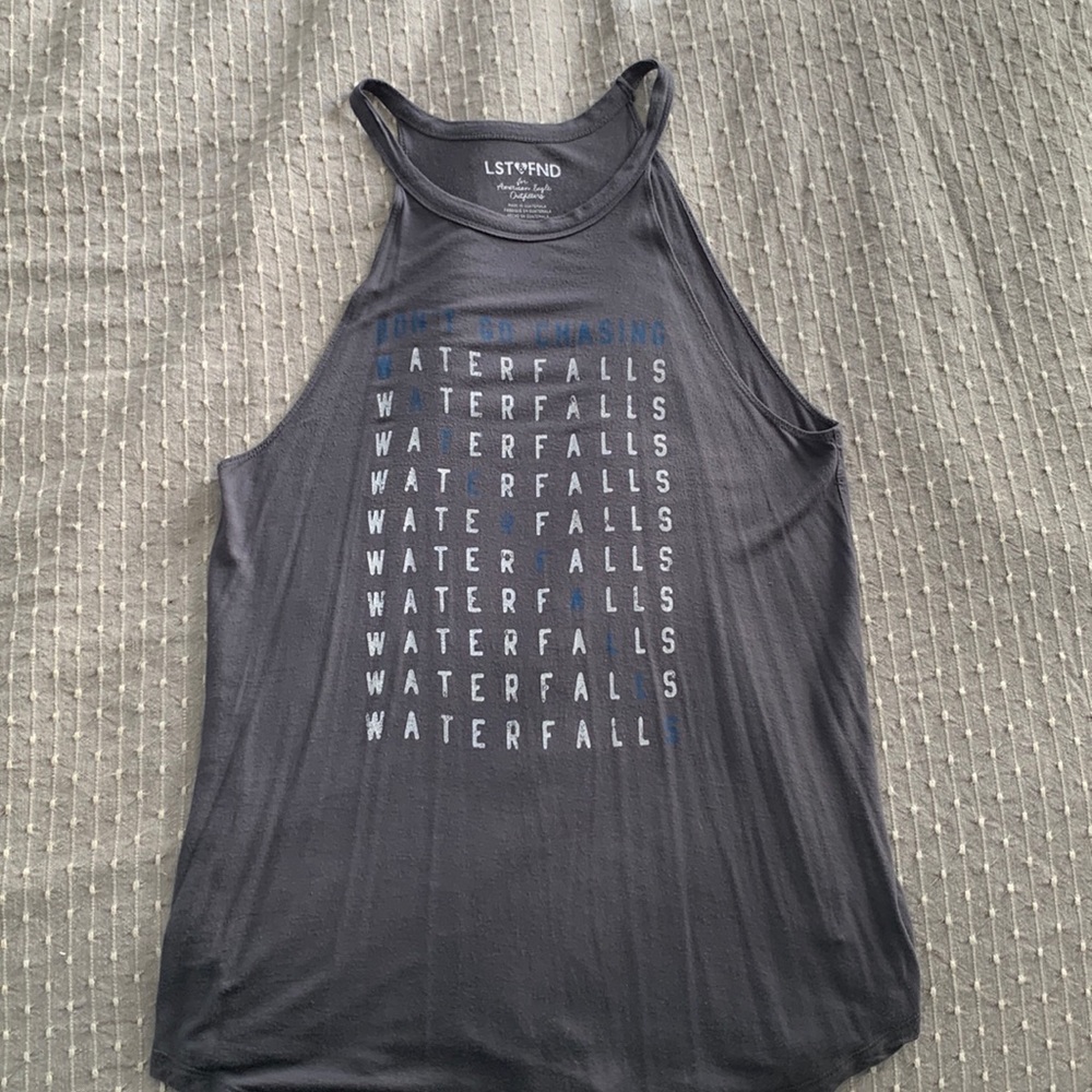 American Eagle ‘Don’t Go Chasing Waterfalls’ Tank Top